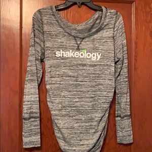 Long sleeve gray shirt